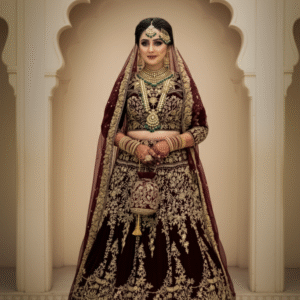 Sub-e-Gulab – Velvet Gulab Bridal Ensemble
